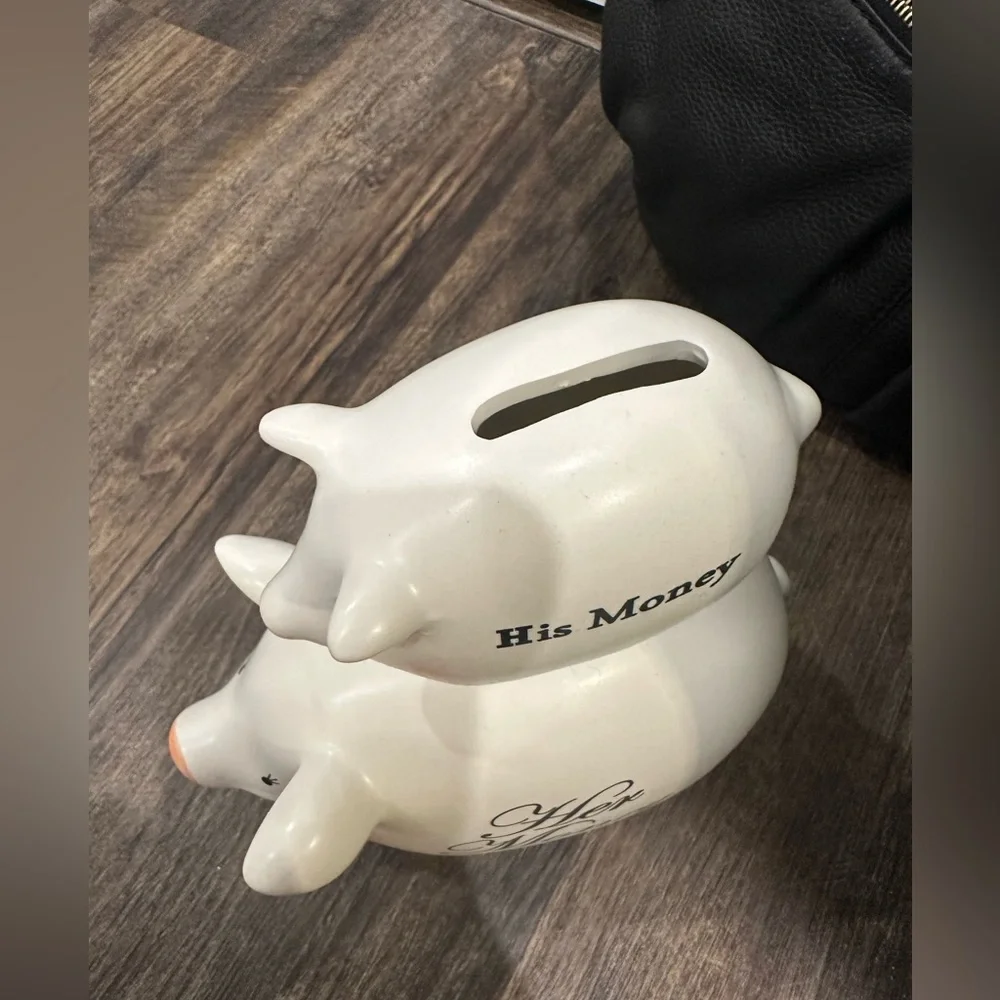 Vintage His and Hers Piggy 🐷 Bank